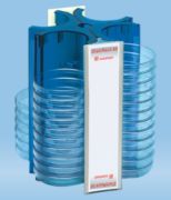 Petricsésze tartó állvány, kék, 52 férőhelyes