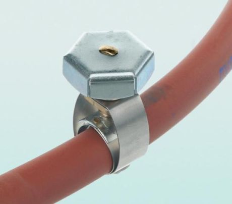 Unex típusú csőszorító bilincs, kézzel nyitható