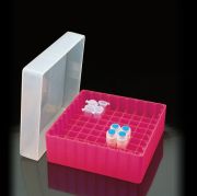 Mikro- és cryocső tartó, 9x9, sárga