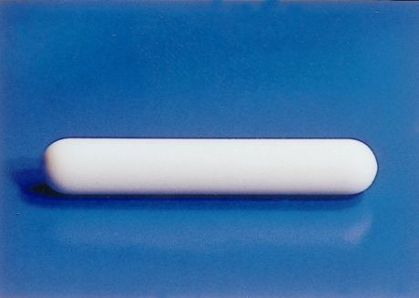 Cylindrical magnetic stirring bar with Teflon coating