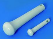 Pestle, glazed porcelain, length: 130 mm