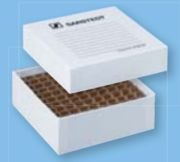 Impregnált papírdoboz 81 fh., hidegálló kartonból, fedővel, h=45 mm