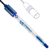pH elektróda, STANDARD DIN, 0 - 14 pH, -10 - +100 °C, fix/DIN kábellel, általános használatra