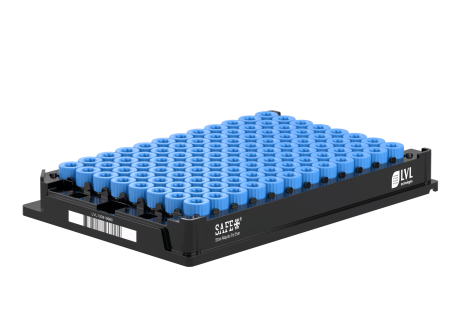 SX260 tubes with screw cap in rack