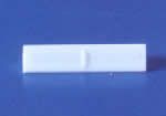 PTFE Stirrer Bar, Triangle with Rib, 25 x 8mm