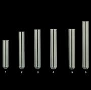 Kémcső, PS, beosztással, 5 ml, 12x75 mm, 1.000 db/csomag