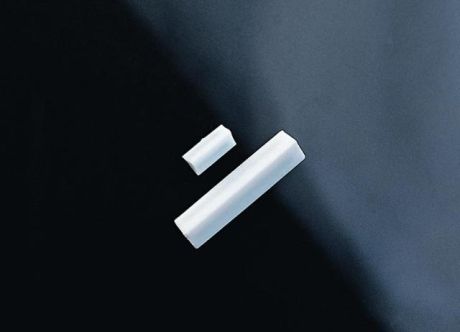 Triangular shaped magnetic stirring bar with Teflon coating