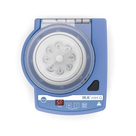 IKA MINI G micro centrifuge with rotor and adapter