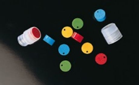 Színes betétek a fagyasztócsövek kupakjaiba