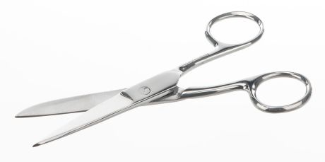 Laboratory scissors with long blade