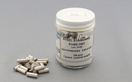 H2 steel standards, 1 g pin (specify H2 range requested), 100 g, code: 31.91400