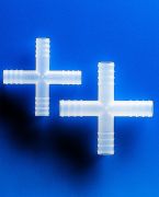 Tubing Connector, PP, cross shaped, D=3.5 mm