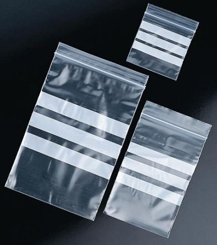 Resealable bag with writing or normal surface