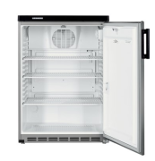 Légkeveréses pult alá helyezhető hűtőszekrény, FKvesf 1805, 180 liter, inox, teleajtós