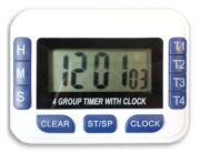 4 channel digital timer,99 H 59 Min 59 Sec, 4 simultaneous timers,
