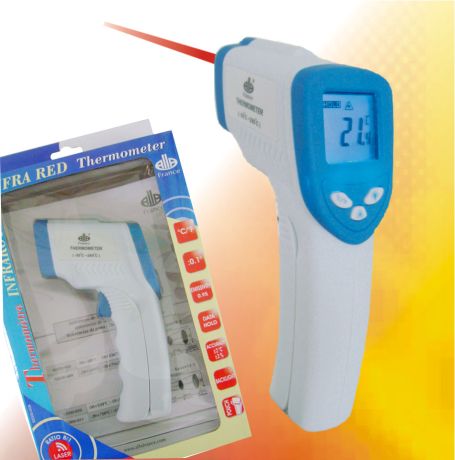 Infrared thermometer with laser marking