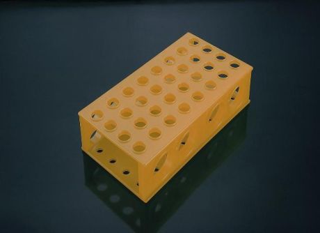 Univerzális csőtartó sárga színben