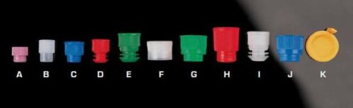 Színes kupakok a kémcsövekre