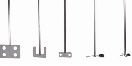 Stirring shafts for STUART overhead stirrers