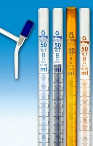 Büretta, oldalcsapos, B-jelű, Schellbach csíkkal