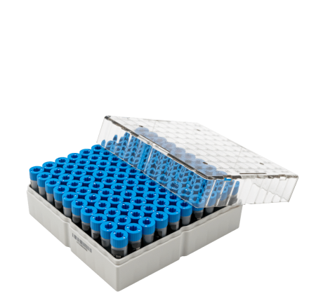 100 férőhelyes kriocső tartó