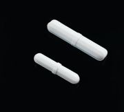 PTFE Stirrer Bar, Octahedral, Blue, 75 x 13mm