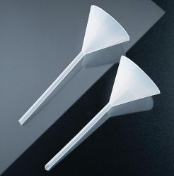 Analitikai tölcsér, hosszú szárú, 60°-os