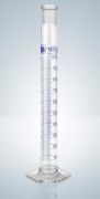 Graduated cylinder with glass base, glass stopper, 2000 ml, marked A