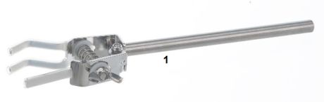 1 férőhelyes, dió nélkül, O 10 × 150 mm-es szárral