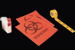 Öntapadós figyelmeztető, biztonsági címkék