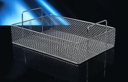 Műszertálca, sűrű dróthálós