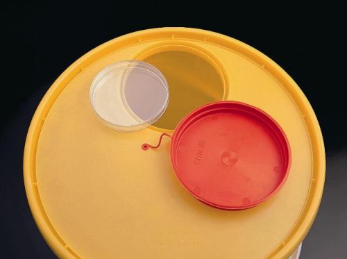 Veszélyeshulladék tároló vödrök füllel