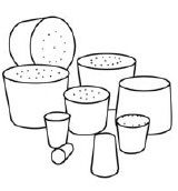 Silicone Stopper transparent 50,5 x 59,5 x 45 mm