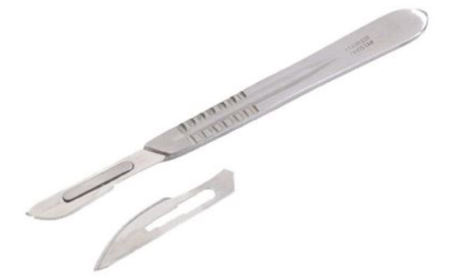 Rozsdamentes acél nyél szikepengékhez