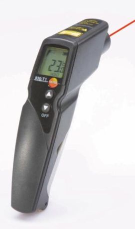 TESTO 830-T1 típusú infra hőmérsékletmérő lézerjelöléssel