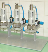 Pozitív nyomású szűrő készülék, 3 munkahelyes