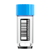 XXLX4000 4 ml (szövet) fagyasztó cső külső menettel, 2D kód alul, TLM kompatibilis, kék kupakkal, aszeptikus, ömlesztett kiszerelés, 240 db / doboz