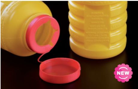 Tűgyűjtő edény lezárása