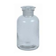 Glass bottle, with round glass cap, 2L