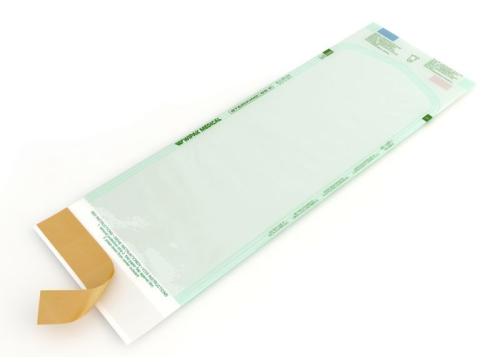 Steam-permeable bags for sterilization