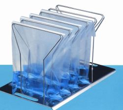 Zacskótartó (stomacher) állvány