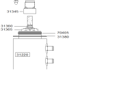 Graphite tip, for ONH. set of 5 pieces (for crucibles 90190 and 90185)