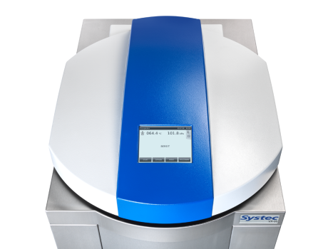 New controller for SYSTEC V-type vertical autoclaves