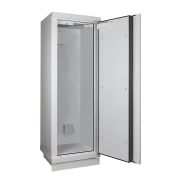 Biztonsági szekrény lítium akkumulátorok tárolásához és töltéséhez, fehér, 90 perces, 1 ajtós, polcok nélkül, 1950 x 635 x 620 mm