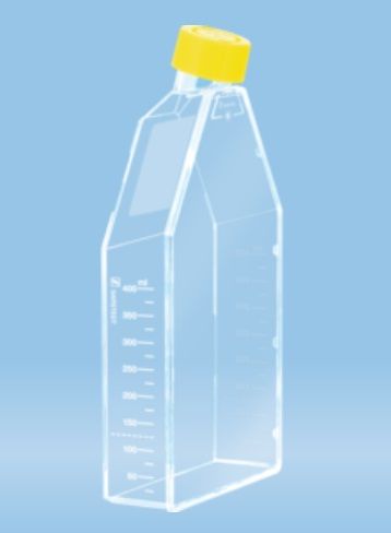 Tenyésztőedény, steril, adherens vagy szuszpenziós sejtekhez, szellőző, szűrőbetétes kupakkal