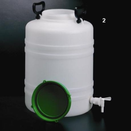 Folyadékballon csappal, fogantyúval, csavaros kupakkal és betéttel 2-es típus