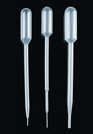 Pasteur pipette, without graduation, made of polyethylene (PE)