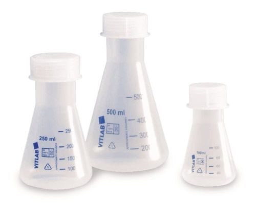Erlenmeyer lombik, polipropilénből készítve