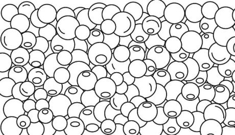 Glass beads in 1 kg packaging