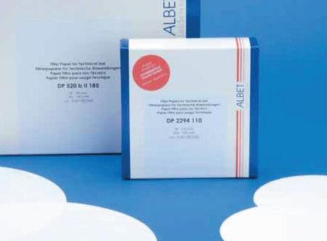Filter papers for technical use